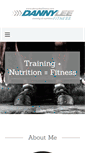 Mobile Screenshot of dannyleefitness.com